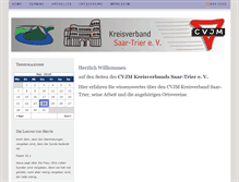 Tablet Screenshot of cvjm-saar-trier.de